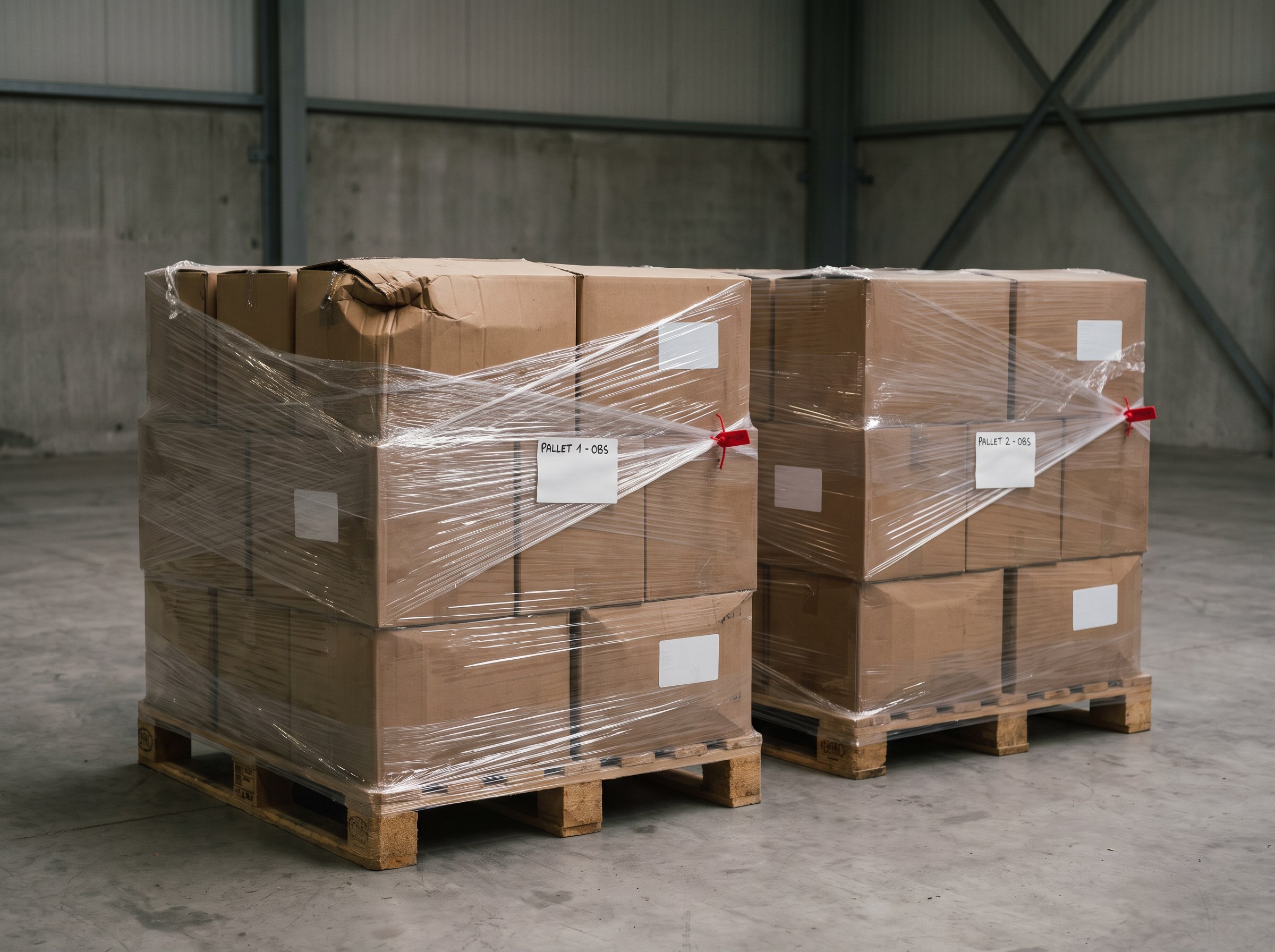 sealed cartons of obsolete branded stock prepared for an agreed destruction job